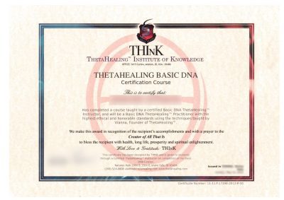 DNA Base Certificato