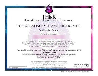 Tu e il Creatore certificato